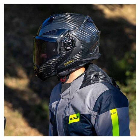 LS2 FF901 Advant X helmet solid carbon black