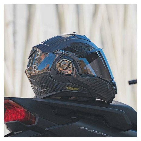LS2 FF901 Advant X helmet solid gloss carbon black
