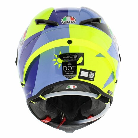 AGV Pista GP RR Valentino Rossi Soleluna 2022 Carbon Motorcycle Racing Helmet - size XXL