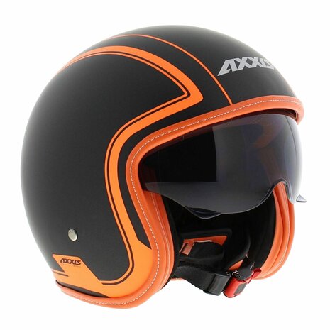 Axxis-Hornet-SV-jethelm-Royal-mat-zwart-oranje-rechtsvoor