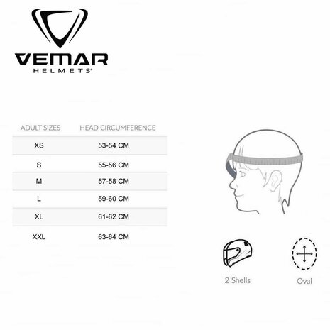Vemar Breeze helmet Street matt black - Size M