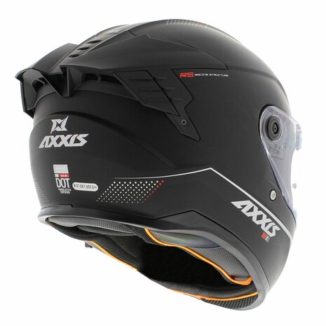 Axxis-Hawk-SV-Evo-Integraal-helm-solid-mat-zwart-rechter-achterkant