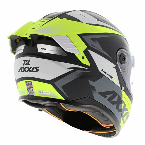 Axxis-Hawk-SV-Evo-Integraal-helm-Ixil-mat-zwart-fluor-geel-rechter-achterkant