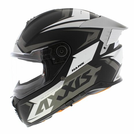 Axxis-Hawk-SV-Evo-Integraal-helm-Ixil-mat-zwart-titanium-linker-zijkant