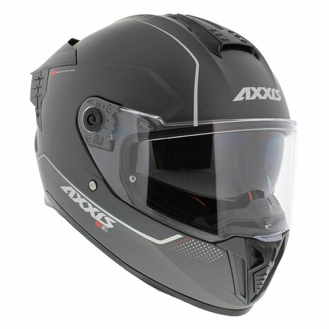 Axxis-Hawk-SV-Evo-Integraal-helm-solid-mat-titanium-rechter-voorkant