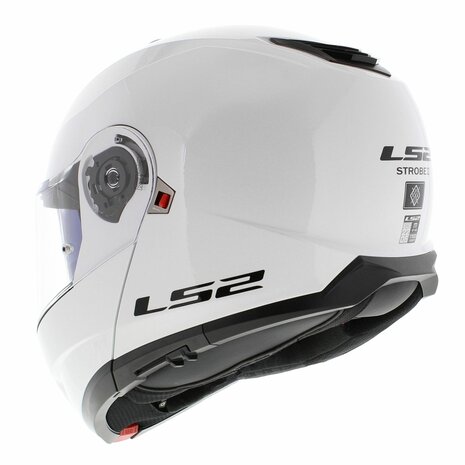 LS2 FF908 Strobe II helmet solid gloss white
