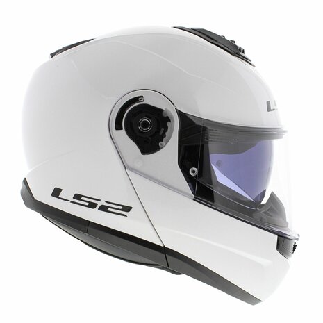 LS2 FF908 Strobe II helmet solid gloss white Helmetdiscounter