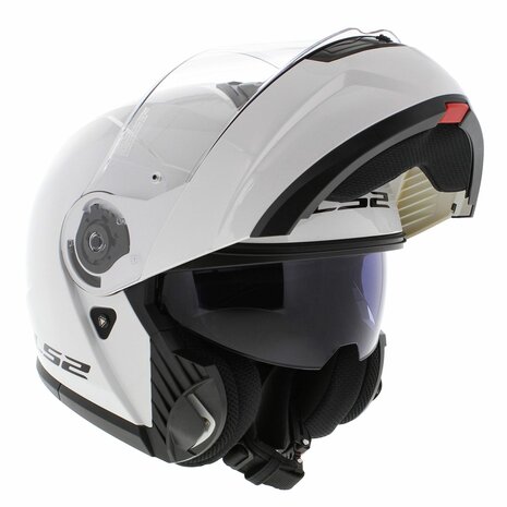 LS2 FF908 Strobe II helmet solid gloss white
