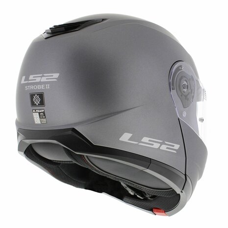 LS2 FF908 Strobe II helmet solid matt titanium