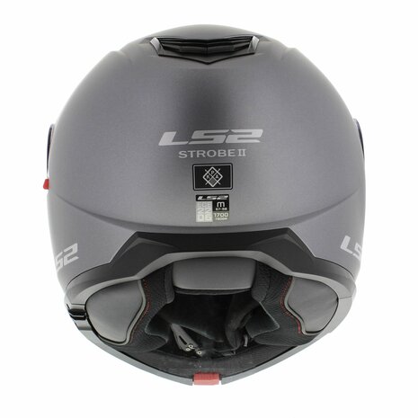 LS2 FF908 Strobe II helmet solid matt titanium