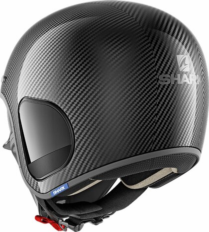 Shark S-Drak Carbon Skin Helmet gloss carbon black DSK - Size S