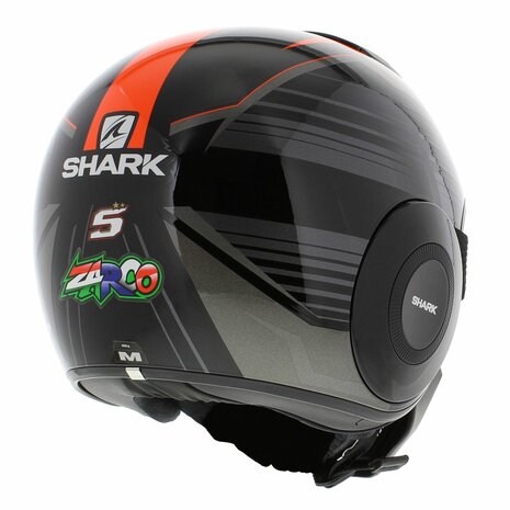 Shark Street Drak Zarco Malaysia GP gloss black Orange - Size XS