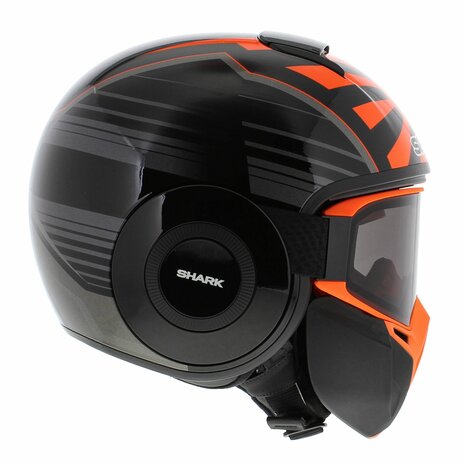 Shark Street Drak Zarco Malaysia GP gloss black Orange - Size XS