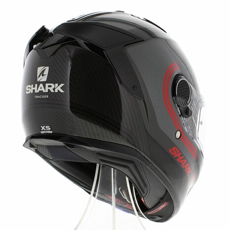 Shark Spartan GT Carbon Tracker black chrome red - Size XS