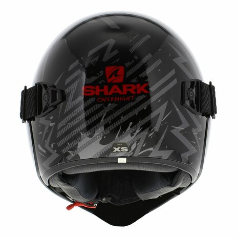 Shark Vancore 2 Overnight gloss black red silver - Size XS