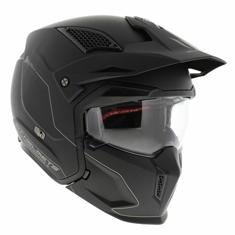 MT Streetfighter S SV helmet matt black (Full Black Edition)