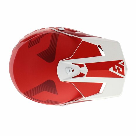 Answer AR1 Junior MX Helmet Bold matt red white - Size kids M (49-50 CM)