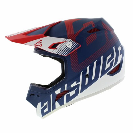 Answer AR1 Junior MX Helmet Bold matt blue red