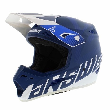 Answer AR1 Junior MX Helmet Bold matt blue white