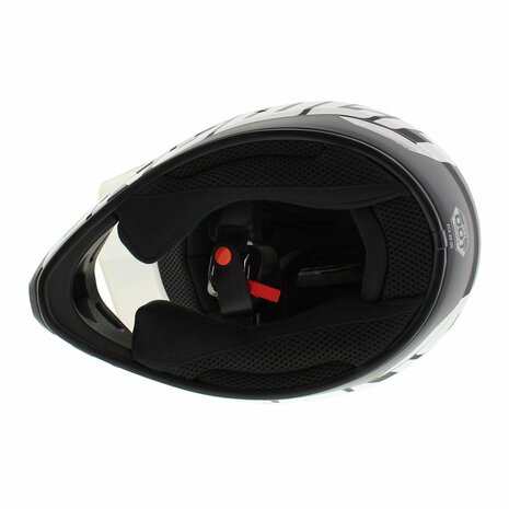 Answer AR1 Junior MX Helmet Bold matt white black