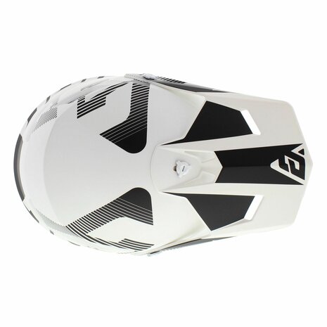 Answer AR1 Junior MX Helmet Bold matt white black