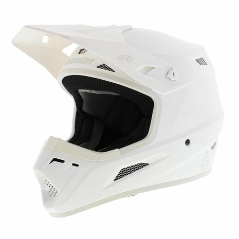 Answer AR1 Junior MX Helmet Solid matt white