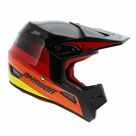 Answer AR1 MX Helmet Swish gloss red orange - Size L