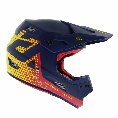 Answer AR1 MX helmet Charge matt blue red orange - Size L