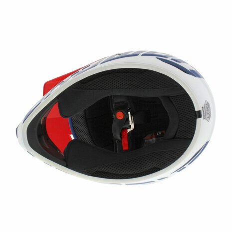 Answer AR1 V2 MX Helmet Bold matt blue red