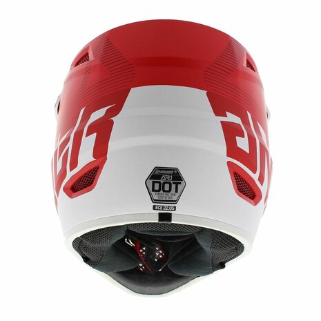 Answer AR1 V2 MX Helmet Bold matt red white - Size M