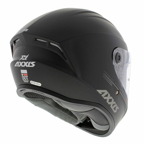 Axxis-Draken-S-integraal-helm-solid-mat-zwart-rechtersachter