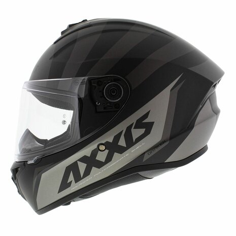 Axxis-Draken-S-integraal-helm-premier-mat-zwart-titanium-linker-zijkant