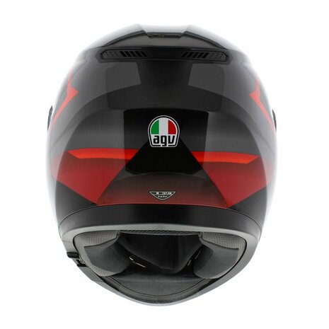 AGV K3 helmet Striga black red