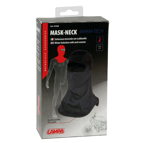 Lampa Mask-Neck, technical fabric balaclava with neck warmer