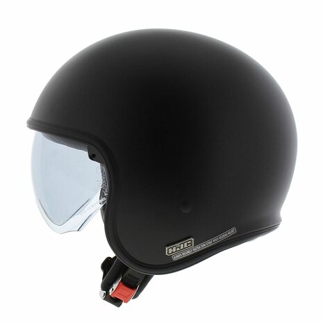 HJC V30 open face motorcycle helmet semi flat black