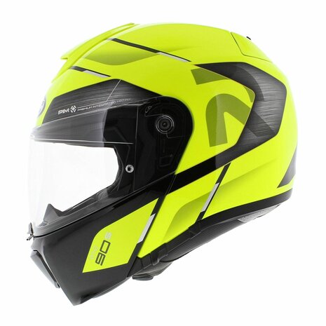 HJC RPHA 90s Modular Helmet - Bekavo MC3 - Gloss Black Yellow