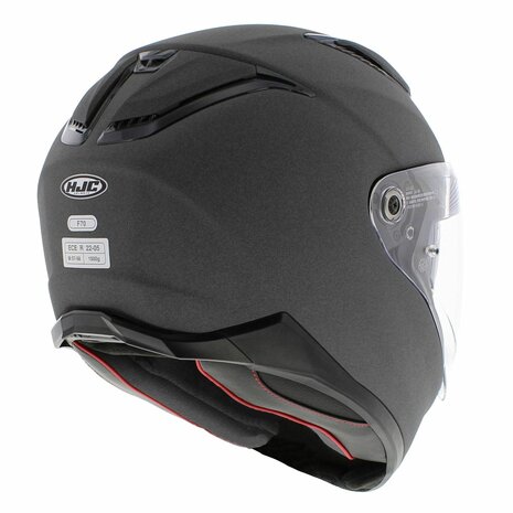 HJC F70 helmet semi flat stone grey