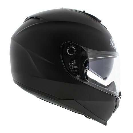 HJC C70 Full Face Motorcycle helmet Semi Flat Matt Black - Size XS