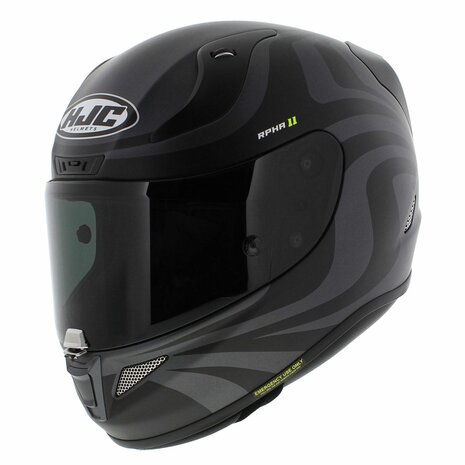 HJC RPHA 11 Motorcycle Helmet - Eldon MC5 - Matt Black Silver