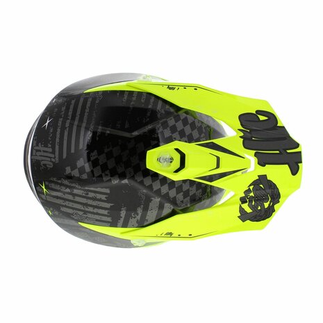 HJC I50 MX offroad motorcycle helmet Artax MC4H gloss black yellow - Size XS