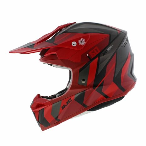 HJC I50 MX offroad motorcycle helmet Vanish MC1SF matt red anthracite black - Size XS