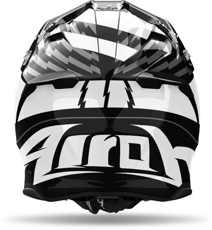 Airoh Twist 3.0 MX Helmet Thunder gloss black white