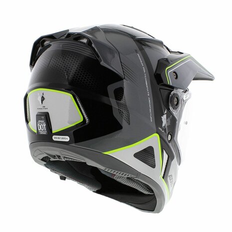 Axxis Wolf DS Enduro Adventure helmet Roadrunner B2 gloss black grey
