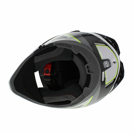 Axxis Wolf DS Enduro Adventure helmet Roadrunner B2 gloss black grey