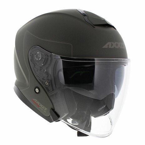 Axxis Mirage SV open face helmet Solid A2 - Matt Titanium