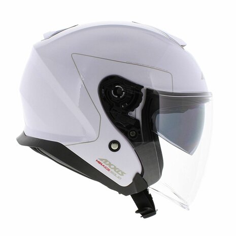 Axxis Mirage SV open face helmet Solid A0 - Gloss Pearl White