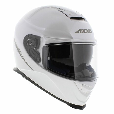 Axxis Eagle SV Full Face Motorcycle Scooter Helmet Solid gloss white