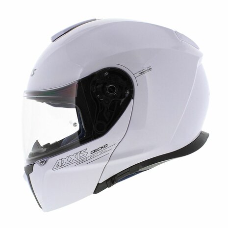 Axxis Gecko SV modular helmet Solid gloss pearl white