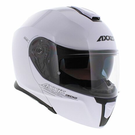 Axxis Gecko SV modular helmet Solid gloss pearl white