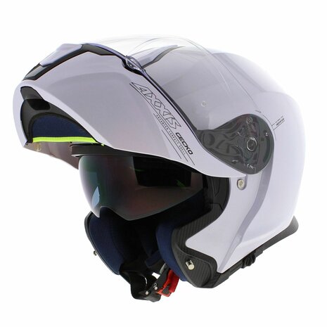 Axxis Gecko SV modular helmet Solid gloss pearl white